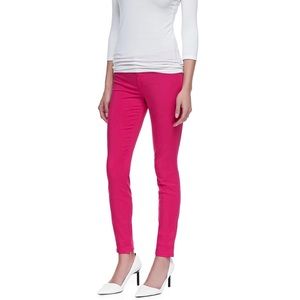 J. Brand Mid-Rise Sateen Super Skinny Jeans Wildflower
